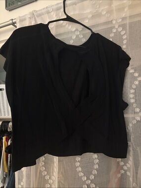 Black Women's Twist-Back Top